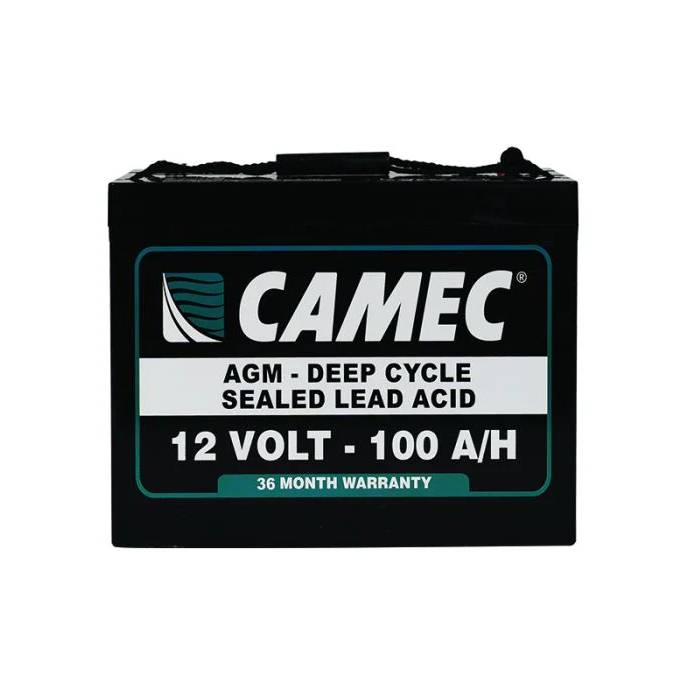 Camec 100Ah La Agm Battery - Fully Sealed
