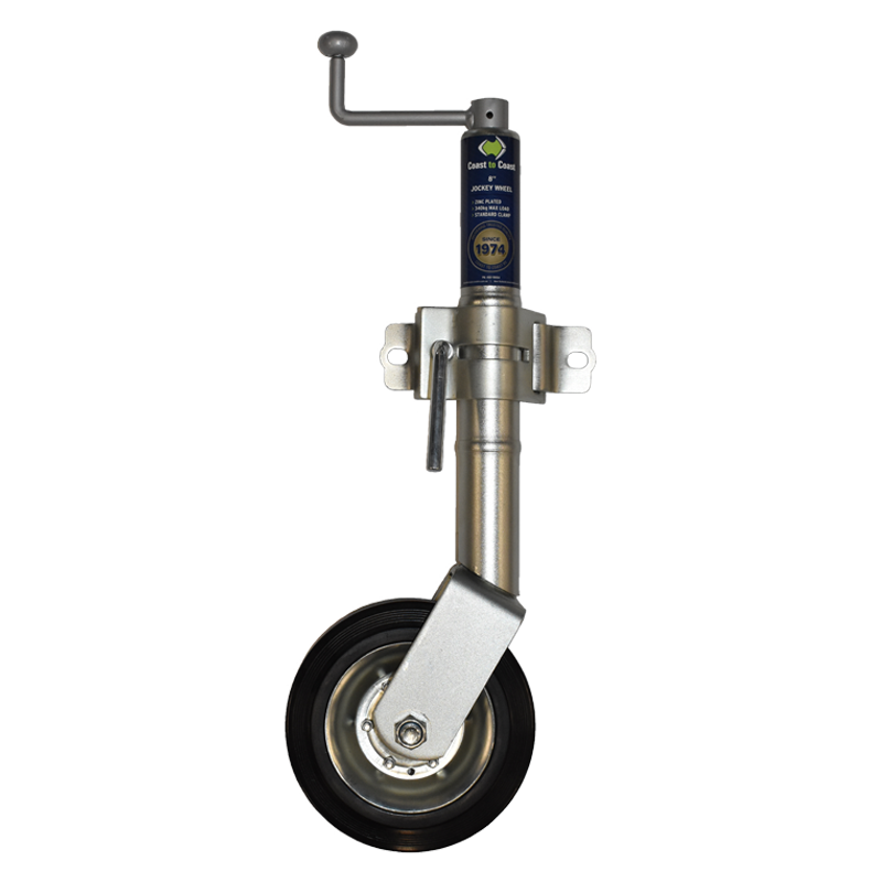 Coast 8" Jockey Wheel (750lbs) + std Clamp