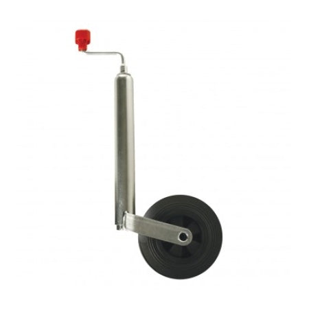 150kg Capacity Jockey Wheel - European - 200mm Compact Rubber/Plastic Wheel - AL-KO