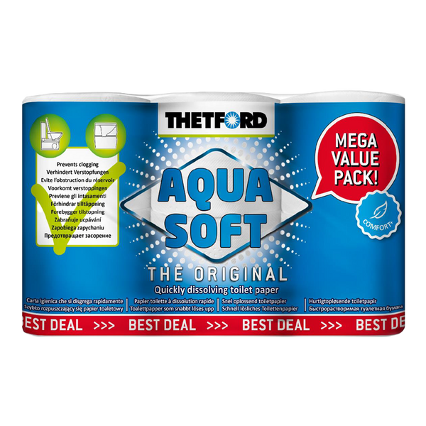 Thetford Aqua Soft Toilet Paper 6 pack