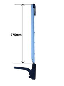 WAR275 mm Ratchet Window (Slide) RH – City Motor Homes & Caravans
