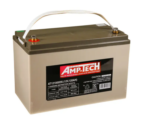 120a/hr AGM Battery 12V Deep Cycle
