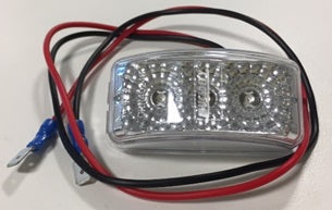 Light LED Amber Front Clear Lens