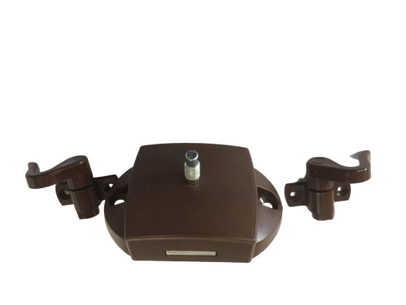 Push Button Lock, Dual Side Opening Includes Rod Locks