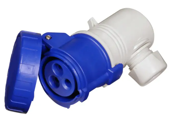 230V Angle Female  Exterior Connector 16A