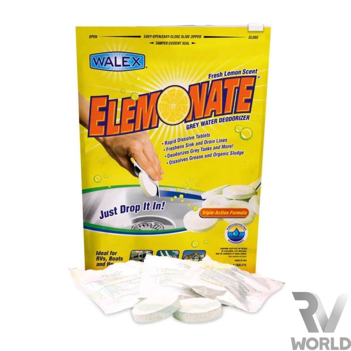 Elemonate Grey Water Deodoriser Tablets