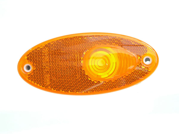 Amber Side Marker Light Oval Complete