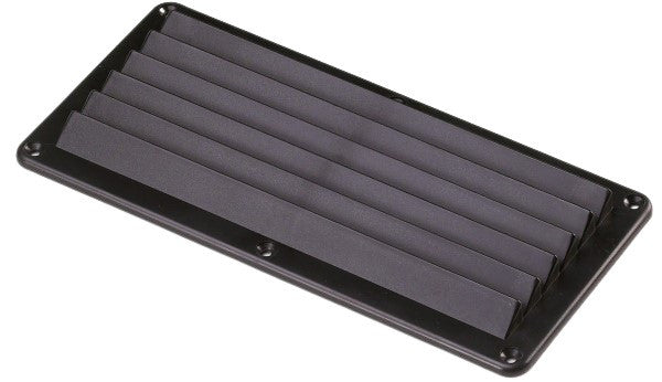 Louvre Vent - 261 x 125mm - Black