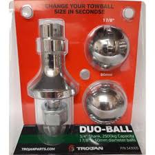 Towball Duo-Ball 3/4" Shank